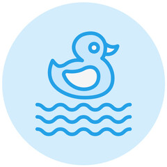 Duck Vector Icon Design Illustration