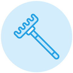 Rake Vector Icon Design Illustration