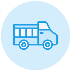 Pickup Truck Vector Icon Design Illustration