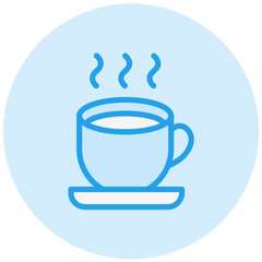 Tea Cup Vector Icon Design Illustration