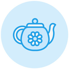 Teapot Vector Icon Design Illustration