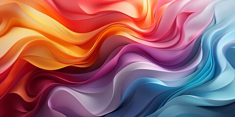Obraz premium Multicolored Rainbow Background for posters, stories, product advertising, booklets, leaflets
