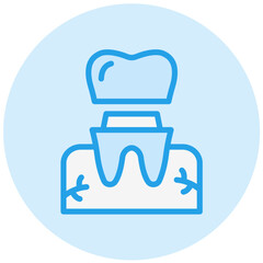Dental Crown Vector Icon Design Illustration