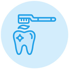 Teeth Cleaning Vector Icon Design Illustration