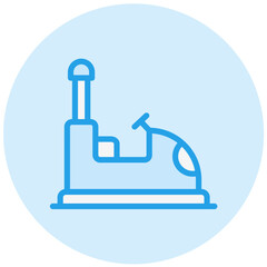 Bumper Car Vector Icon Design Illustration