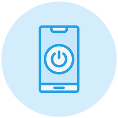 Turn On Vector Icon Design Illustration