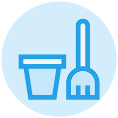 Mop Vector Icon Design Illustration