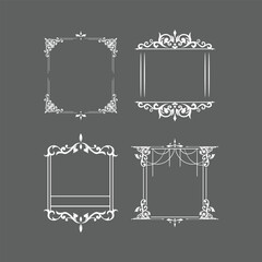 Elegant Ornamental Frame Set