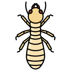 nymph line icon