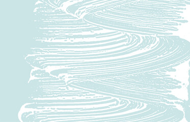 Grunge texture. Distress blue rough trace. Cool ba
