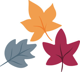 Obraz premium Vector of the autumn leaves