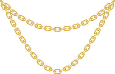 Gold chain necklace 2023102809