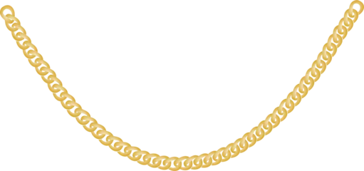Poster Gold chain necklace 2023102806 © Patsiri