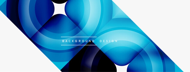 Circle abstract background. Wallpaper, banner, background, landing page, wall art, invitation, print, poster