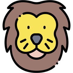Vector Icon Lion, Mammal, Animal, Wildlife, Animal Kingdom, Zoo