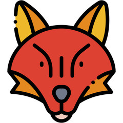 Vector Icon Fox, Mammal, Animal, Wildlife, Animal Kingdom, Zoo