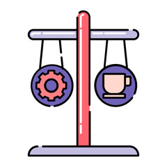 Work Life Balance Icon