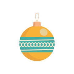 Merry Christmas greeting cards, Christmas balls, vector illustrations. Happy New Year colorful toy