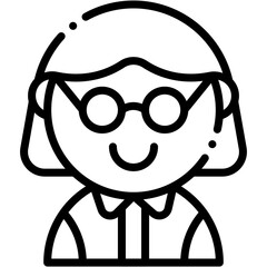 Vector Icon Scholar, Person, Student, Man, Avatar, Reading