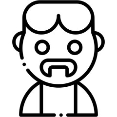 Vector Icon Vampire, Dracula, Avatar, Man, People, User