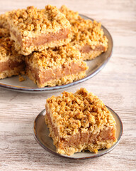 Date and oat bar squares