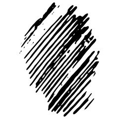 Grunge Hand Drawn Paint Stroke. Brush Scribble Vector Illustration. Vector Grunge Paint Brush. Vector Logo Design Template. Black Grunge Shapes.