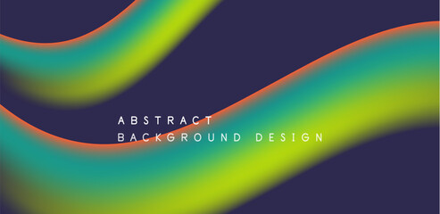 Fluid geometric vector background featuring dynamic liquid shapes, creating captivating abstract visual experience for wallpaper, banner, background, landing page, wall art, invitation, print, poster