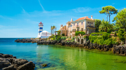 Scenic view in Cascais, Lisbon district, Portugal.