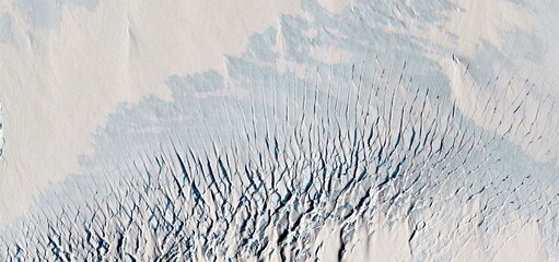 the signature of the wind, abstract photographs of the frozen regions of the earth from the air,...
