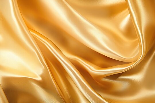 Radiant Gold Silk Fabric: Creating a Luxurious Background for Your Digital Images