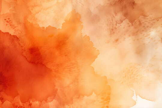 Burnt sienna watercolor background