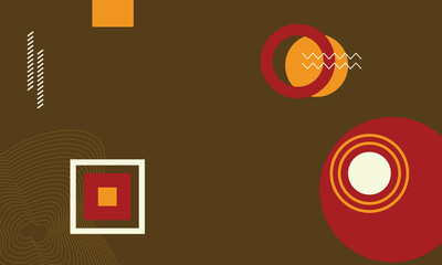 Geometric minimalist background for banner and poster design