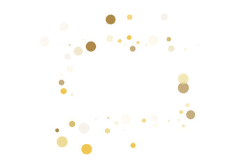 Gold glitter confetti, great design for any purpose. Party decor.