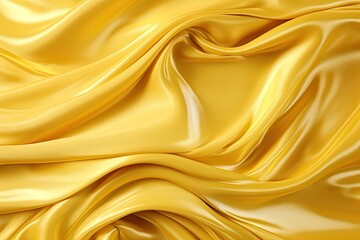 Liquid Gold: Abstract Background of Luxurious Cloth Wave - Stunning Digital Image for Creative Projects