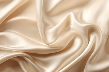 Satin Cascade: Liquid Wave of Luxury Cloth as Abstract Background