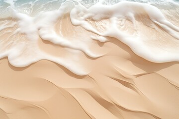 Closeup of Sea Sand: Soft Sand Beach - Captivating Detail of Coastal Sand