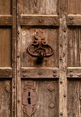 Fototapeten tampon de porte en fer forgé d'origine médiévale © AldoBarnsOutdoor