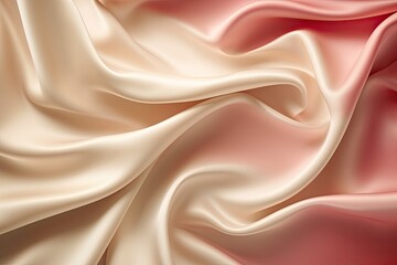 Obraz premium The Delicate Folds of Satin Velvet: A Luxurious Christmas Background Image