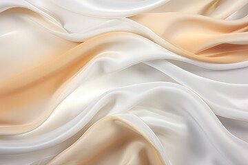 Luxury Cloth: Graceful Waves in Abstract Background