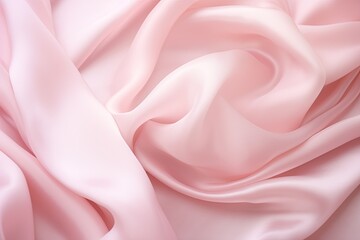 Obraz premium Luxurious Wedding Background: Pink Silk's Soft and Smooth Texture