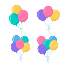 Party balloons. colorful balloons For decorating birthday parties