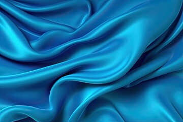 Obraz premium Velvet Verge: Satin Cloth Wallpaper Design with Abstract Liquid Wave