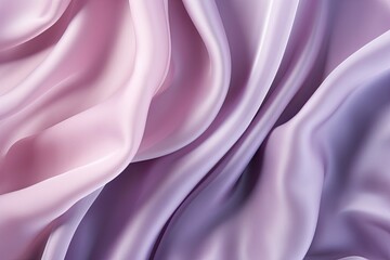 Obraz premium Wavy Elegance: Abstract Luxury Cloth with Soft Silk Folds - Exquisite Digital Image for Fashion Inspiration