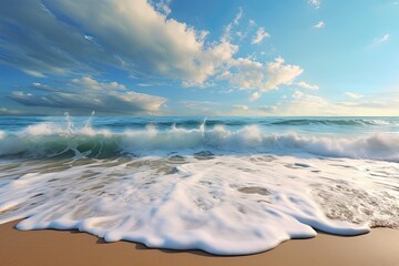 Waves: Sea Crashing, Sand Beach | Captivating Oceanic Visuals