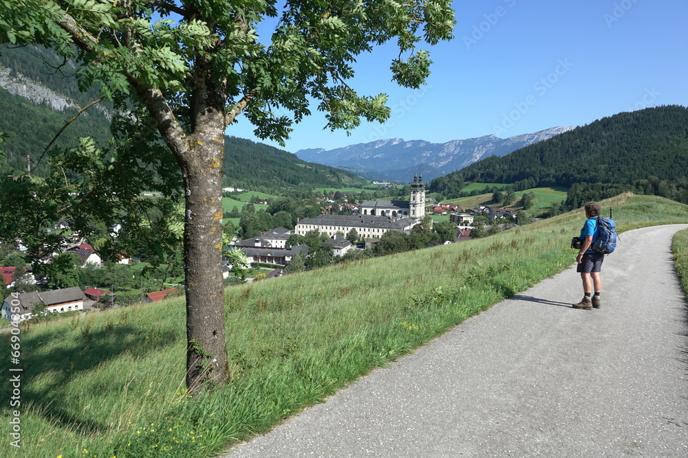 Poster Wanderer bei Spital am Pyhrn