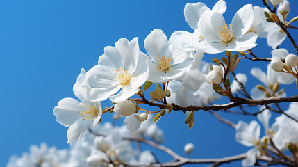 white cherry blossom