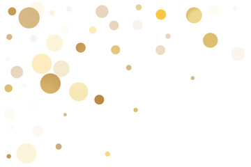 Gold glitter confetti, great design for any purpose. Party decor.