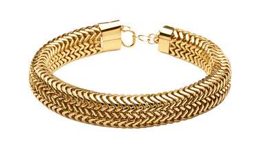 Elegant Chunky Gold Serpent Chain Necklace with a Refined and Opulent Appearance, Clear Background