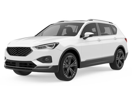 SUV Car Isolated