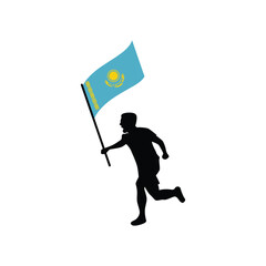 Kazakhstan Element Independence Day Illustration Design Vector